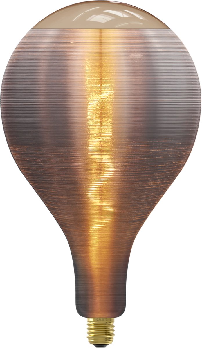 Lámpara led serie seda calex - ps160 - gris - e27 - 4w - regulable