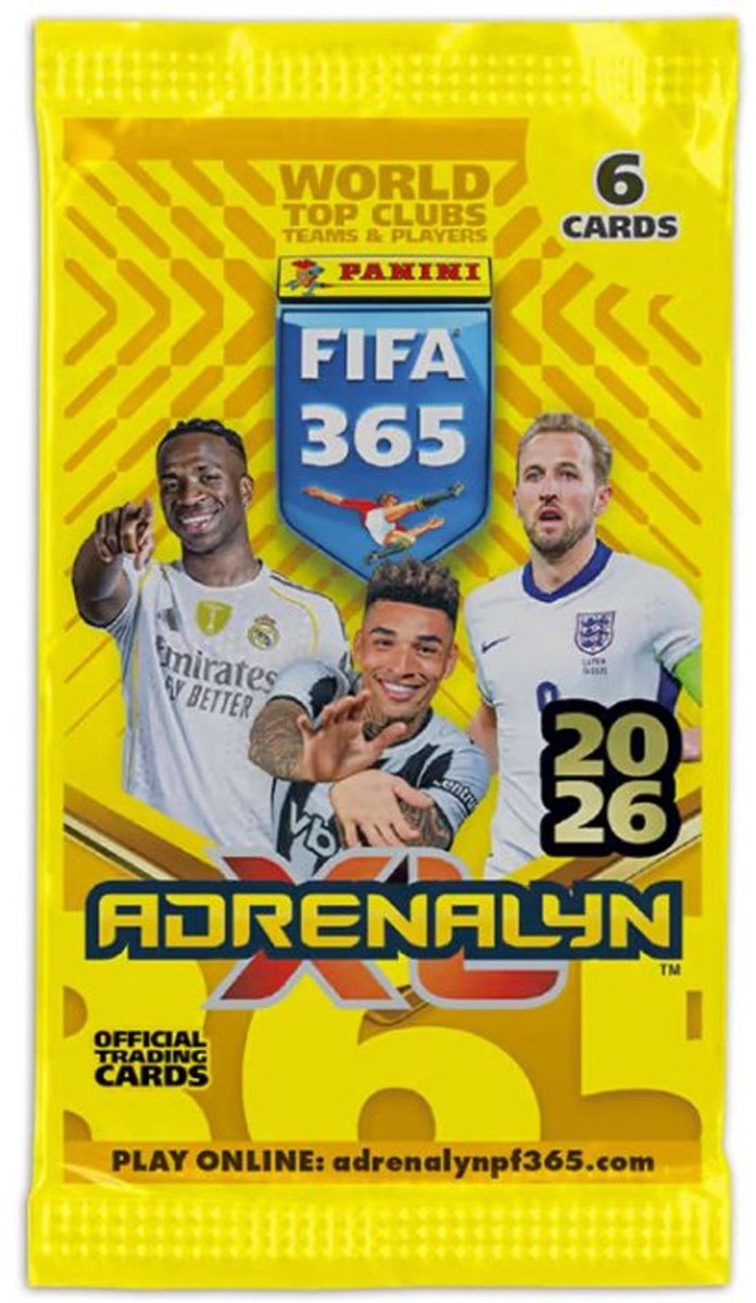 Adrenalyn xl fifa365 25 26 mega paquete inicial | 2 piezas