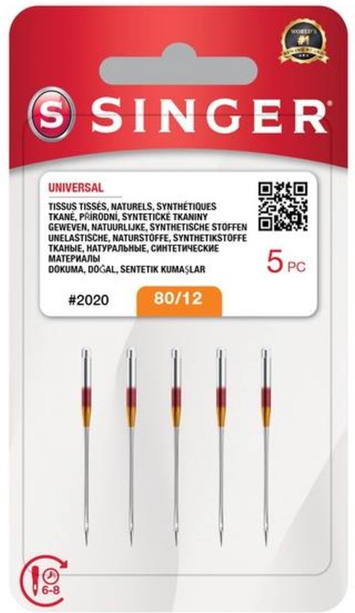 Aghi Singer universal 2020 80 (5 pezzi).