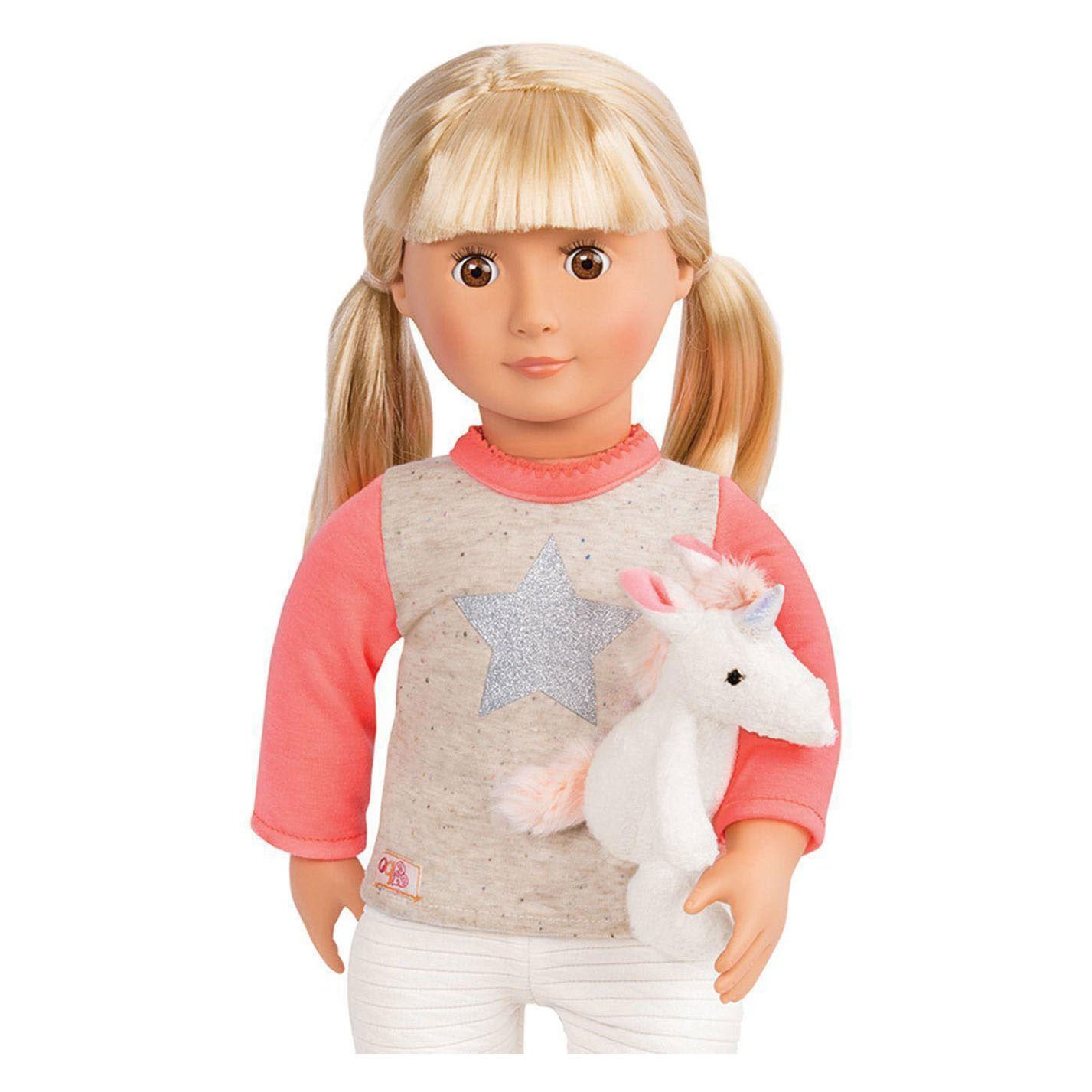 Conjunto pijama para muñecas 45cm - unicornio