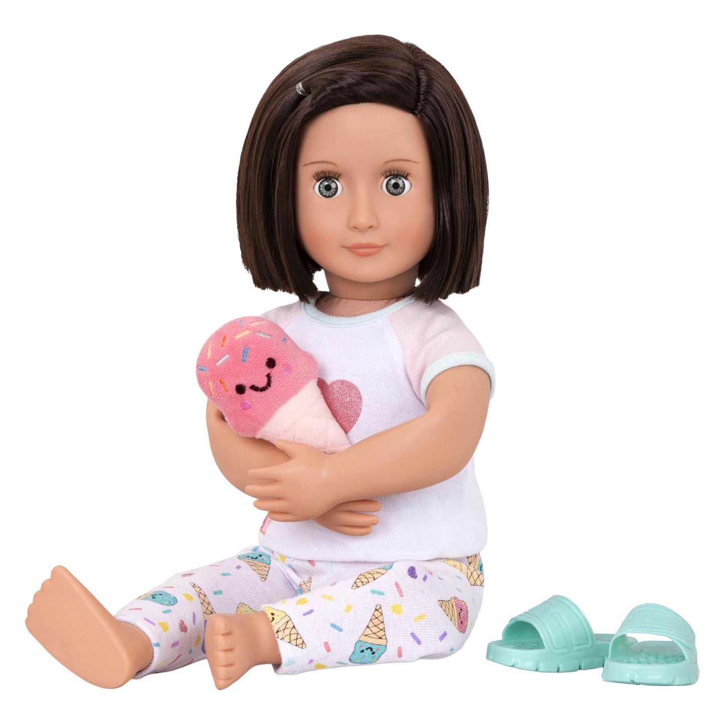 Conjunto Puch deluxe pijama y bata para muñecas