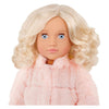Muñeca ava de nuestra generación con abrigo de piel - 46cm