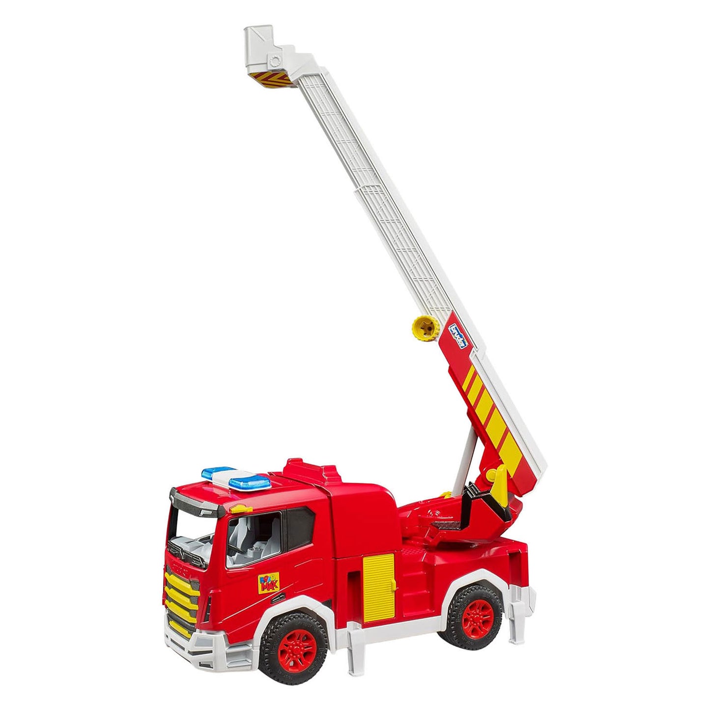Bruder camion dei pompieri roadmax con scala girevole