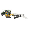 Bruder Bruder Landrover + Trailer con excavadora
