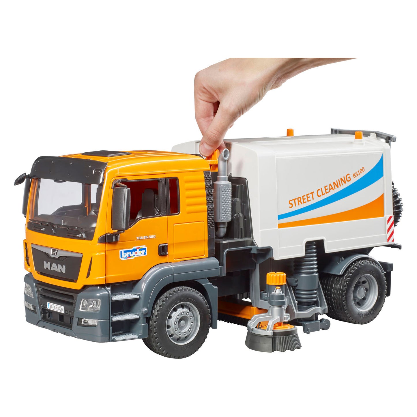 Bruder Man TGS LKW Straid Cleaner