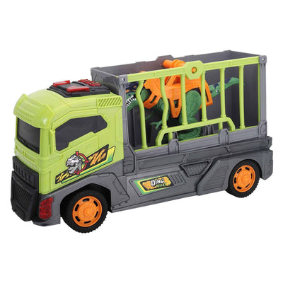 Camión de transporte Abi Dino Valley con jaula - 37cm