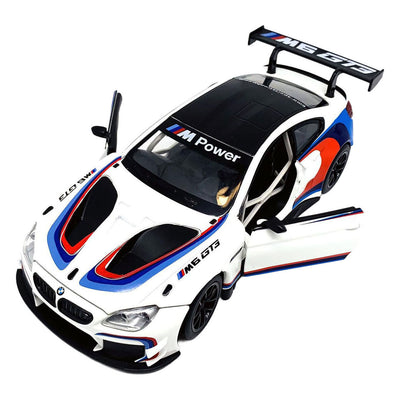 Coche en miniatura BMW M6 GT3 con luz y sonido - 1:24