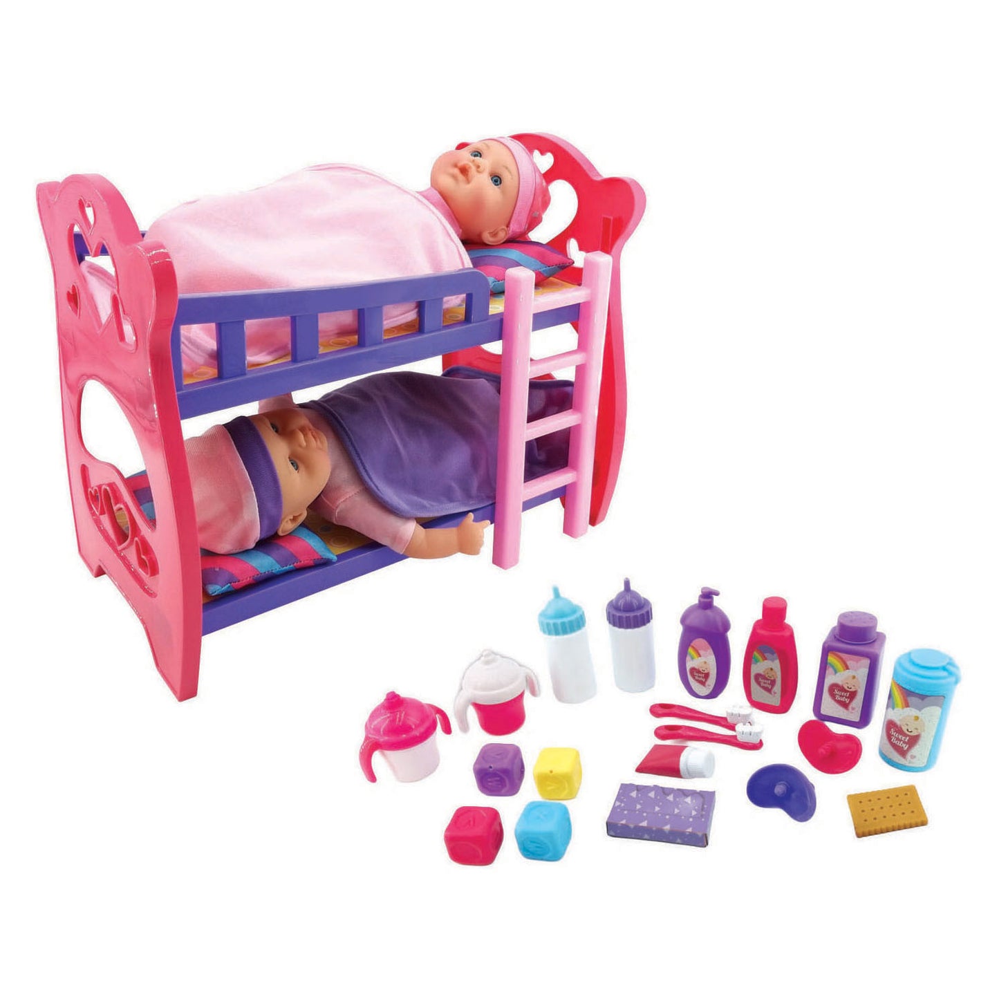 Litera con 2 muñecas 31cm - 25ud.
