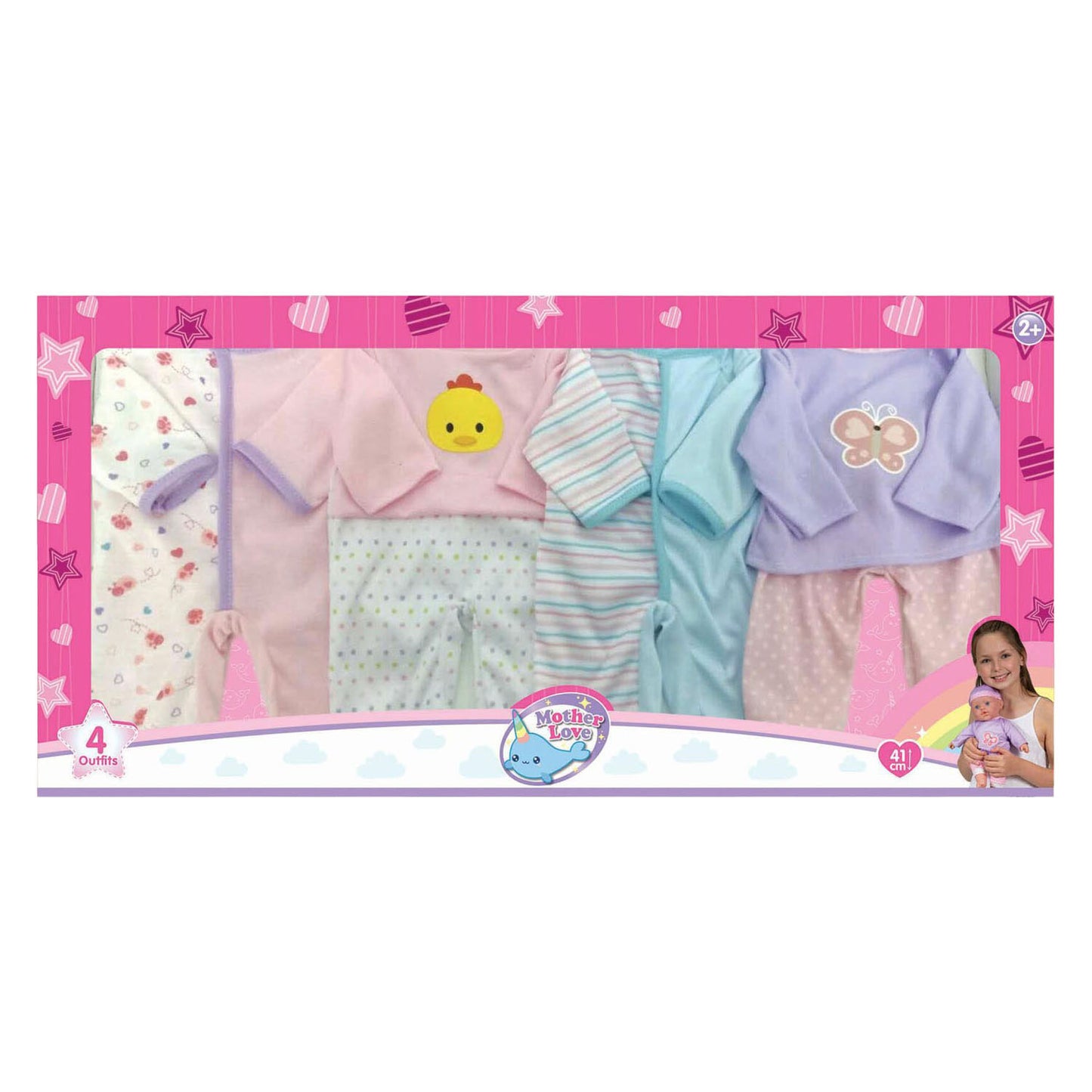 Conjunto de ropa para muñecas de 41 cm - 4 conjuntos