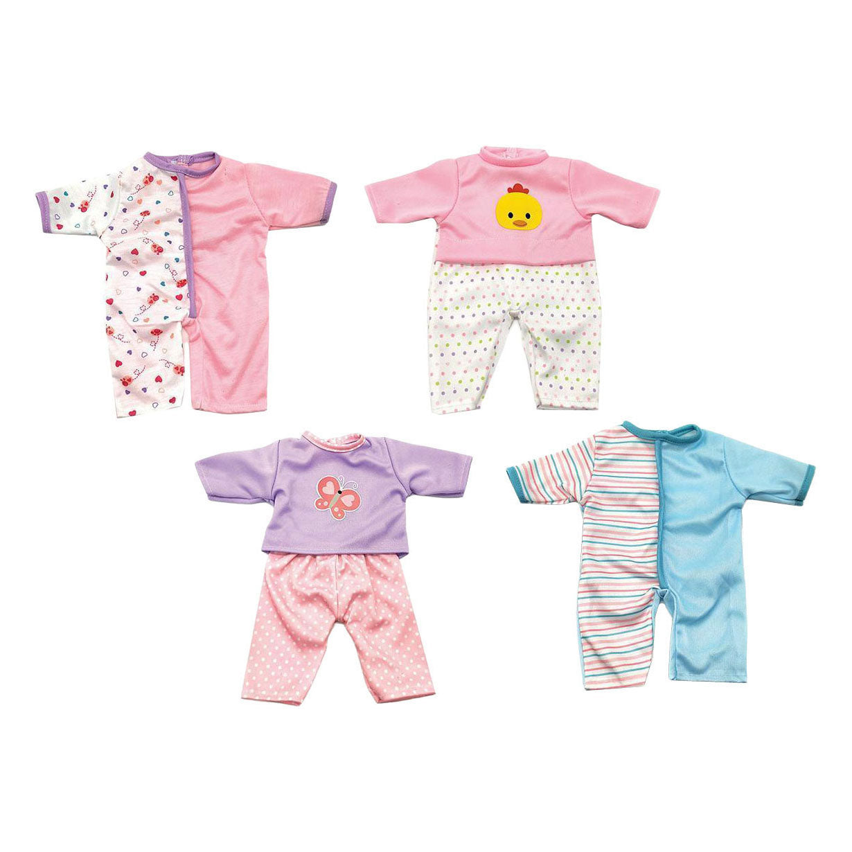 Conjunto de ropa para muñecas de 41 cm - 4 conjuntos