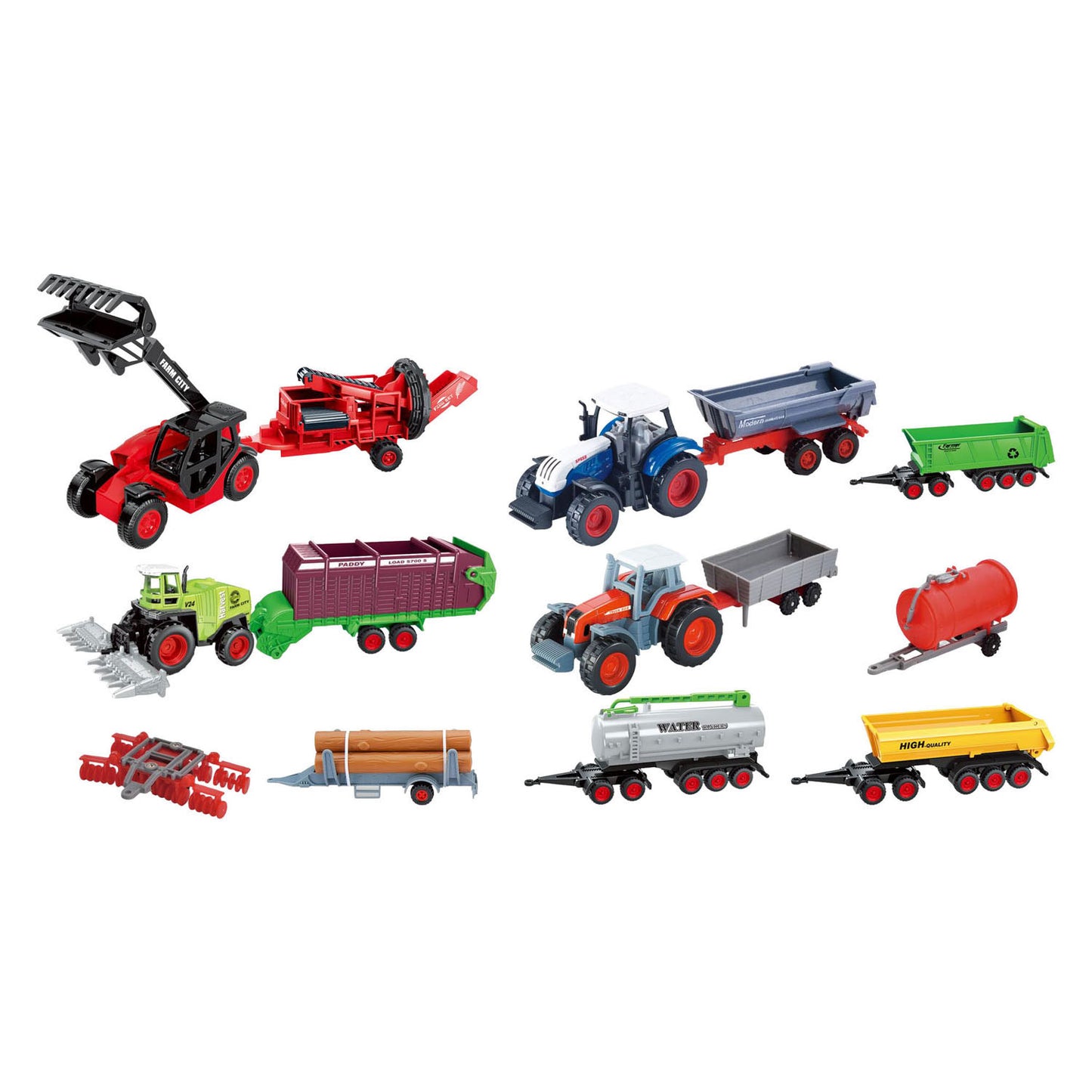 Set veicoli agricoli - 14 pz.