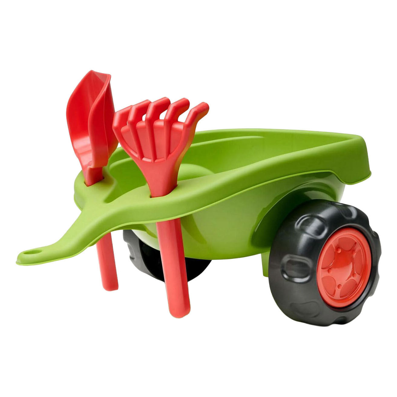 Claas arion 470 looptractor met trailer