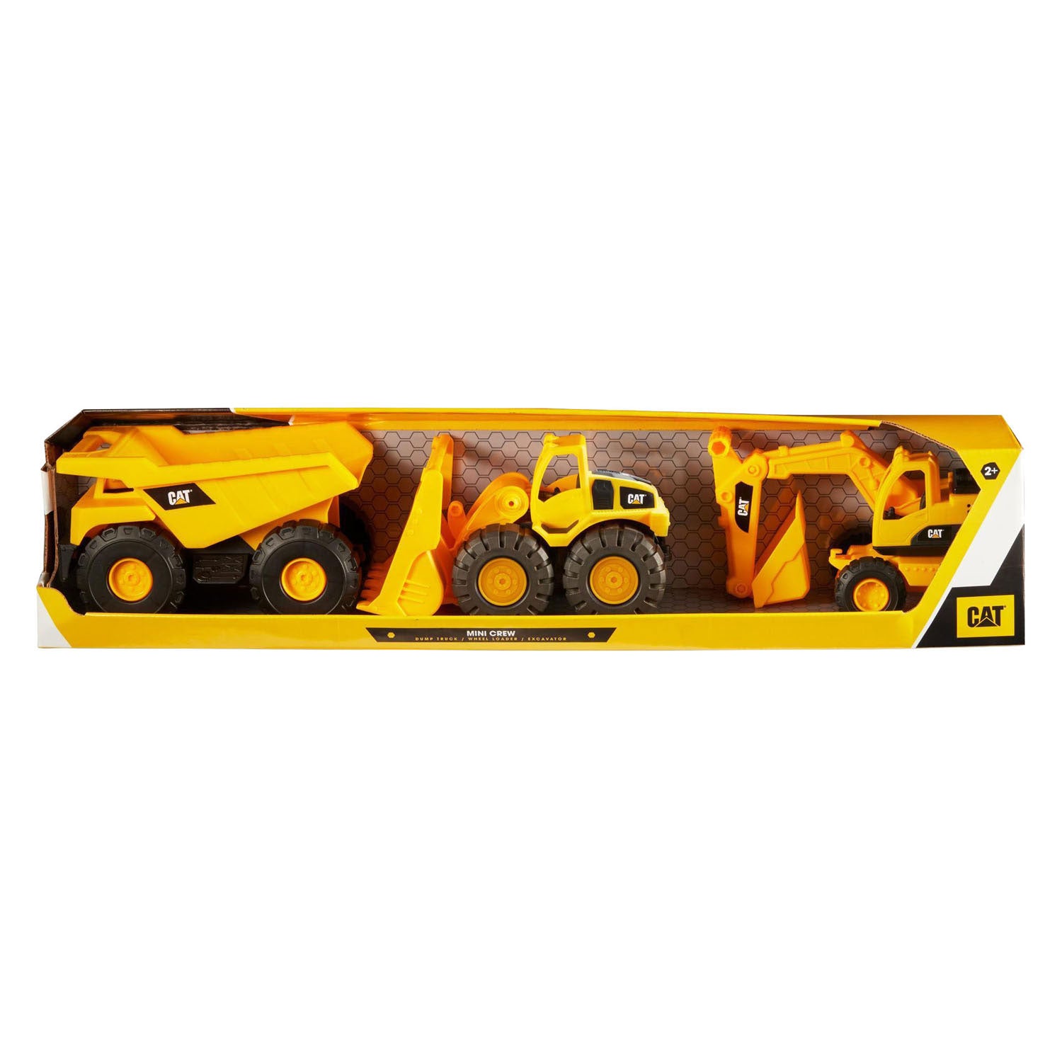 Veicoli da costruzione Cat Mini Crew 18 cm - 3 pezzi.