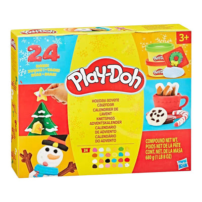 Play-doh advent calendar - 24 days of surprises for children - modeling clay