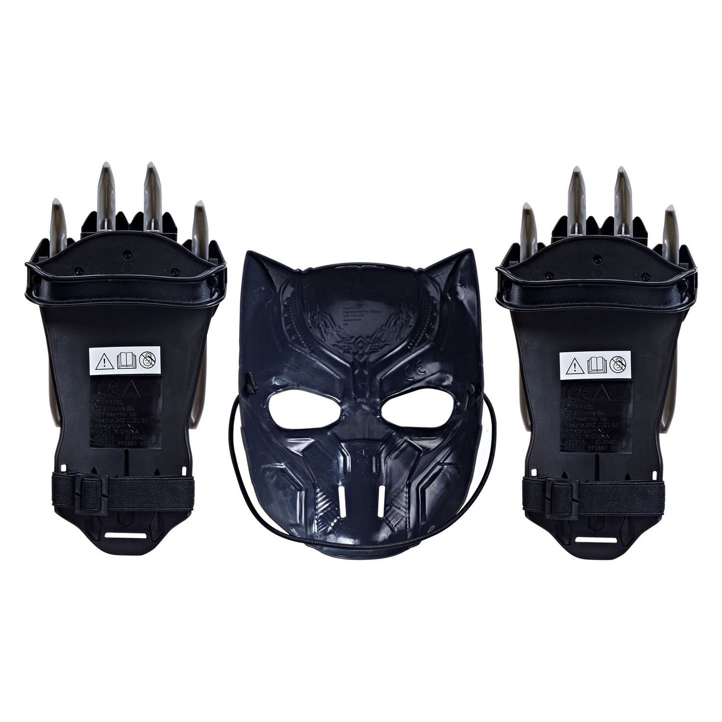 Pacchetto guerriero pantera nera: maschera e guanti