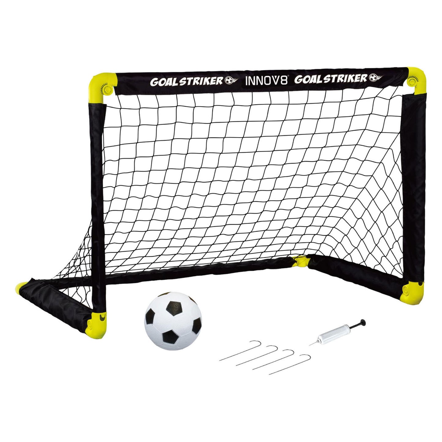 Set mini porte da calcio pieghevoli 2 x 50 x 44 x 44 cm