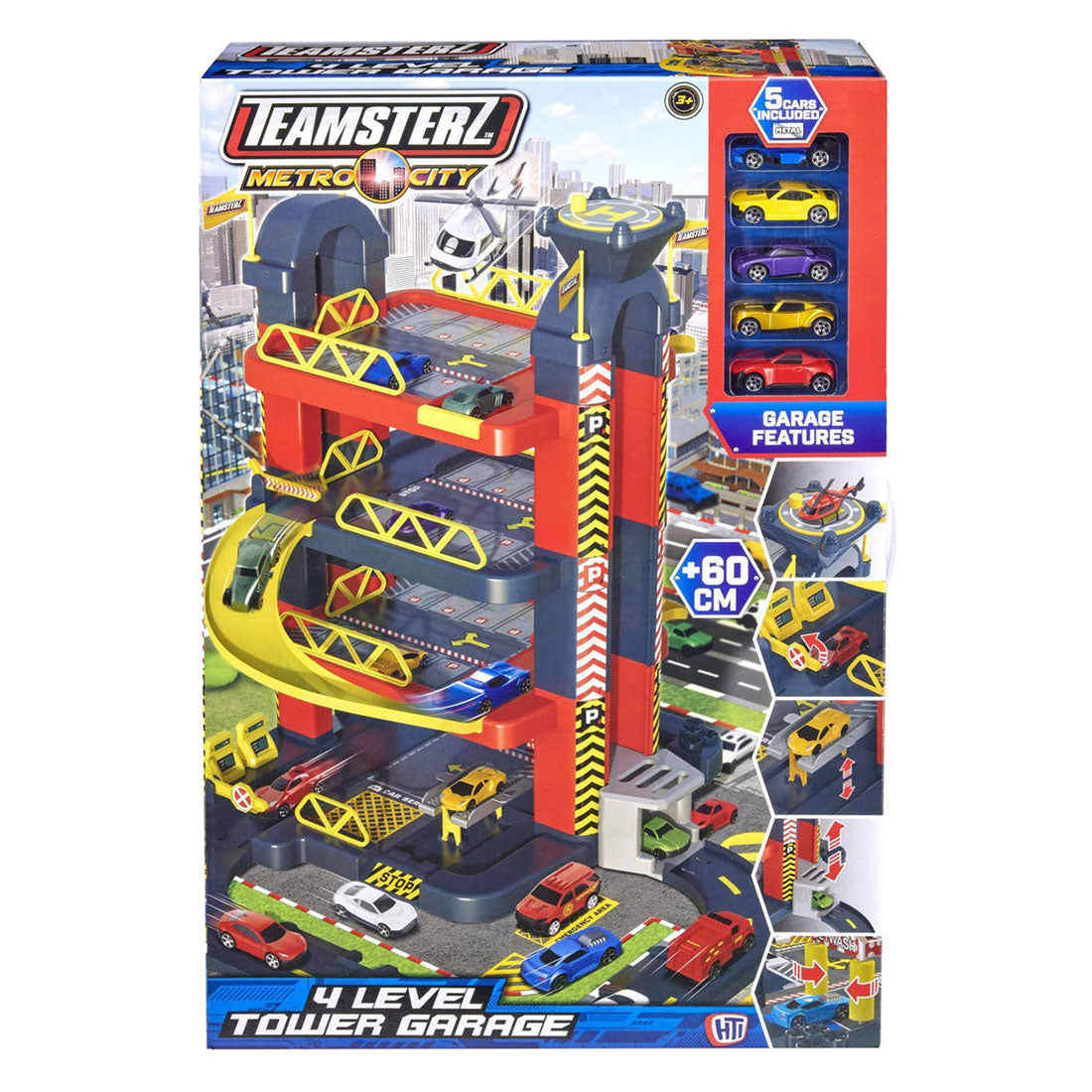 Garage Teamsterz 4 piani - incl. 5 auto