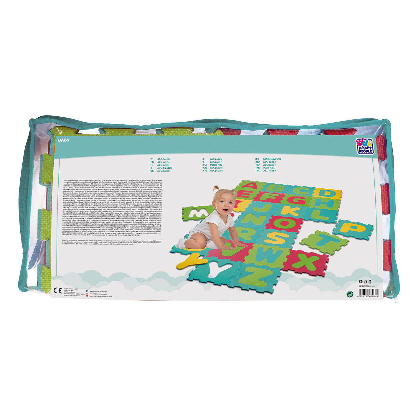 Eva foam vloerpuzzel alfabet - 26dlg.
