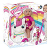 Dollicorn babypop met eeenhoorn loopauto - 37cm