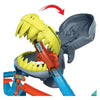 Set da gioco Hot Wheels City Shark Beach e macchinina in metallo