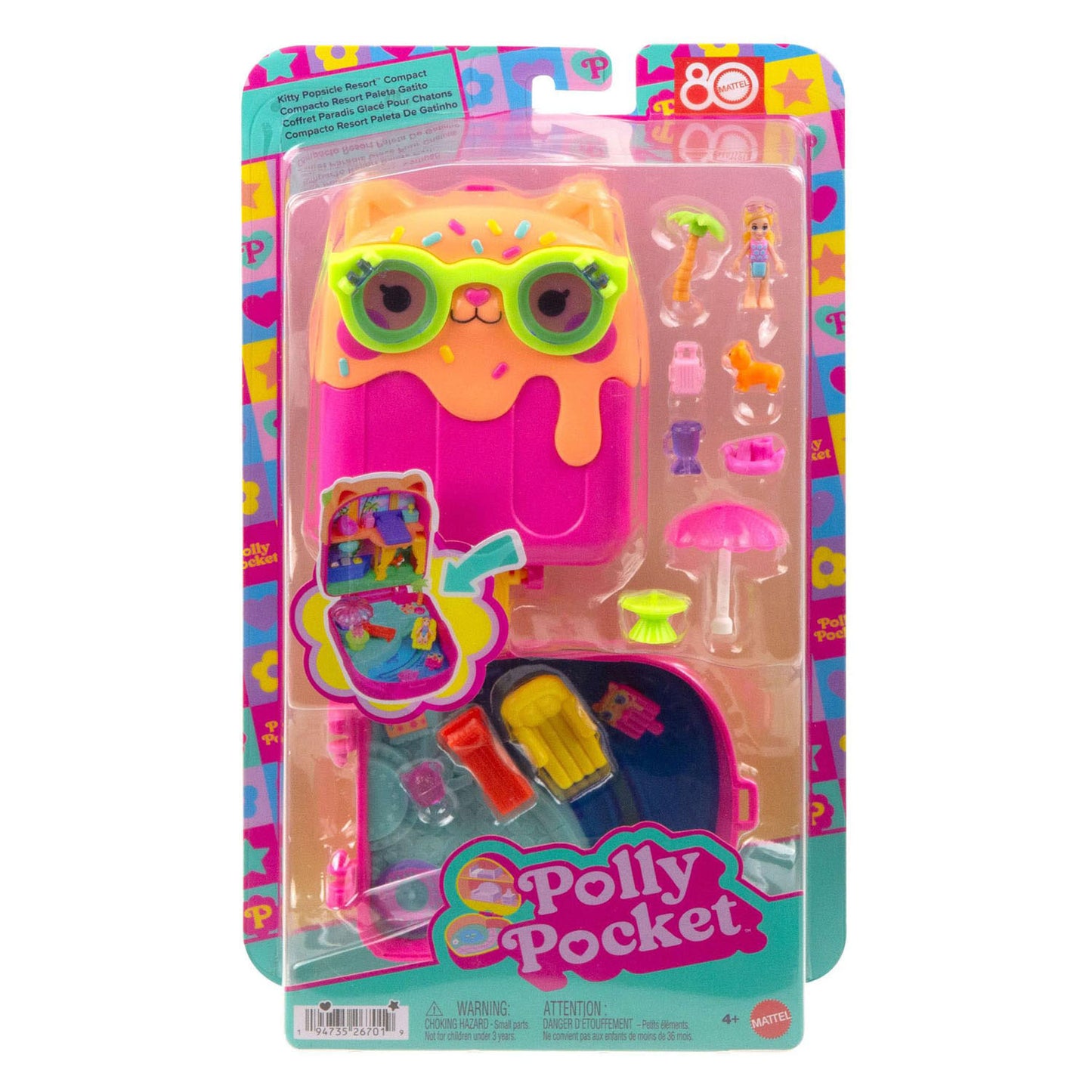 Ty Polly Pocket Kit, set da gioco compatto per ghiaccioli