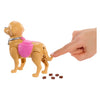 Set giocattolo Barbie Malibu per cucciolo che cammina: bambola, cane cacca e accessori