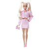 Barbie deluxe stijl - roze denim jasje met bijpassende rok - modepop