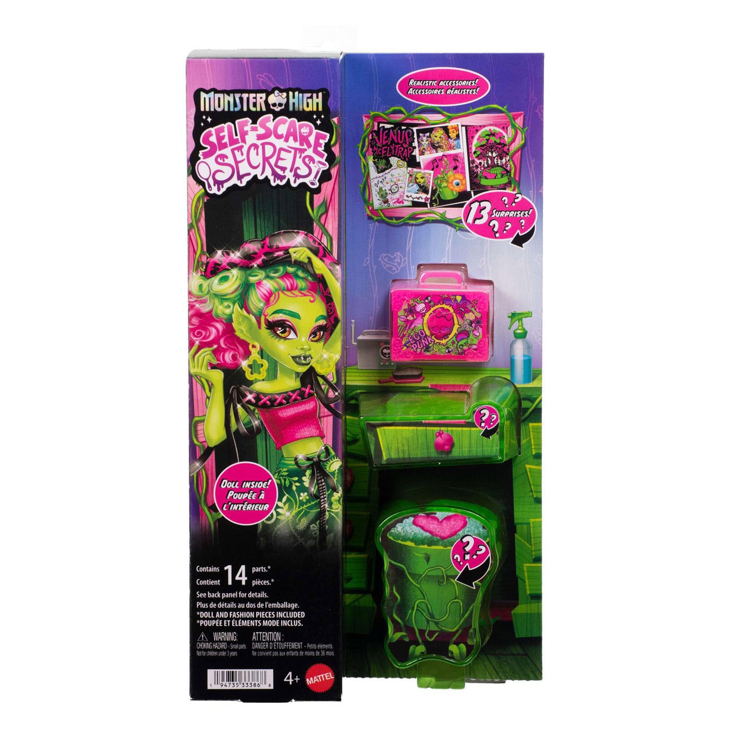 Mattel monster high pop secretos del auto susto venus mcflytrap
