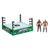 Anello da combattimento Mattel della WWE con 2 figurine