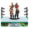 Anello da combattimento Mattel della WWE con 2 figurine