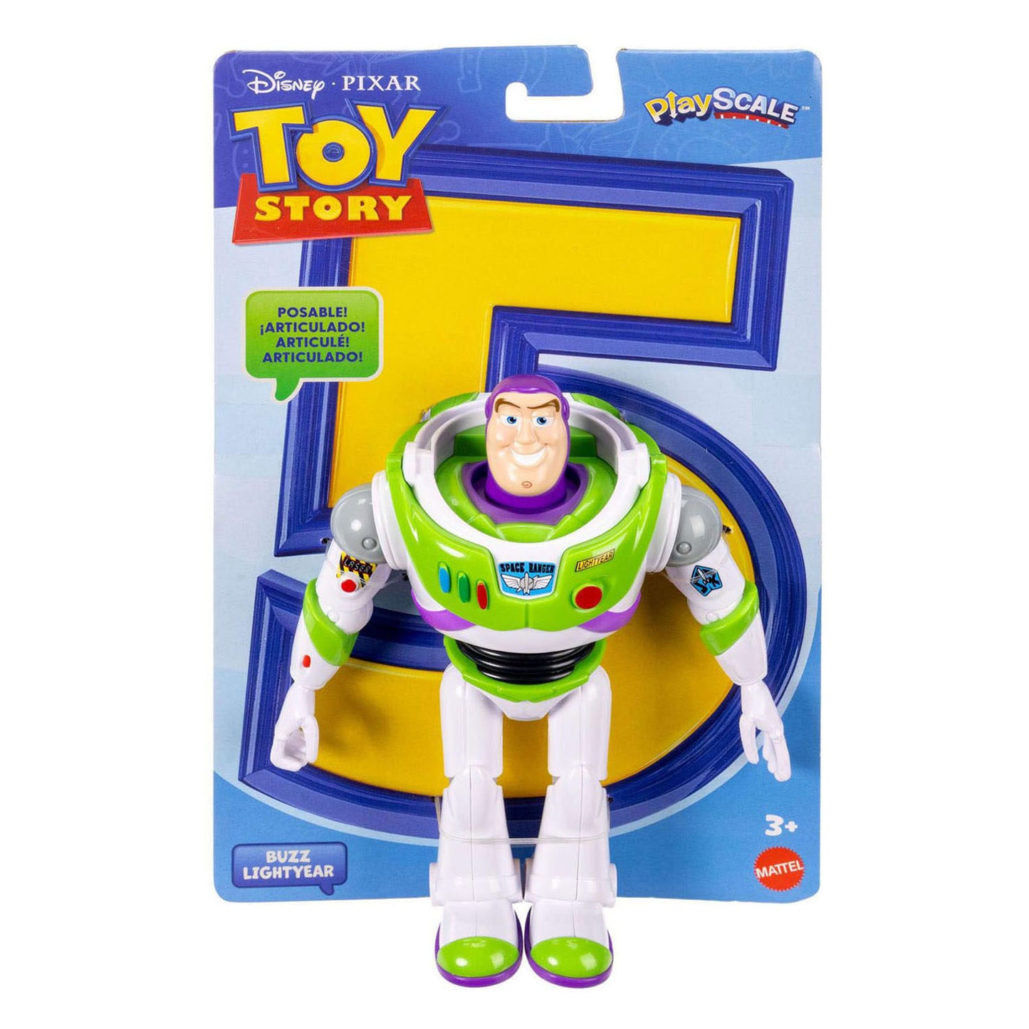 Mattel Disney and Pixar Toy Story Buzz Lightyear figure - 10 movable joints