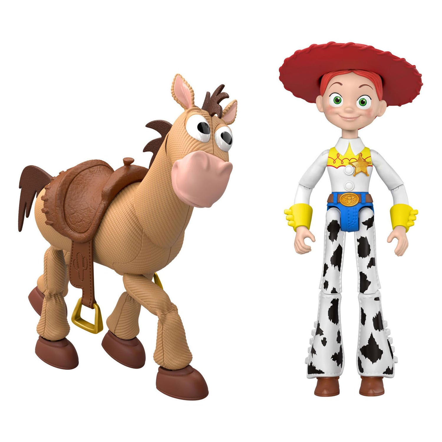 Mattel disney e pixar toy story 5 jessie e bullseye figura 18 cm 2 unità
