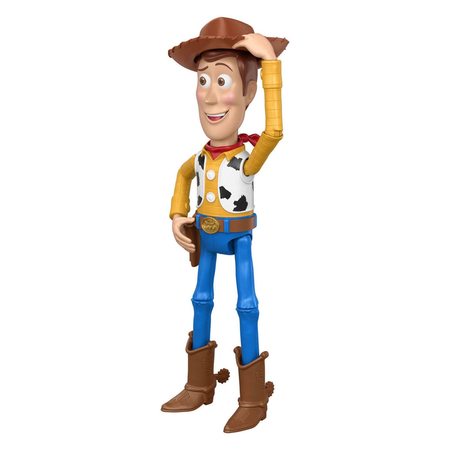 Mattel Disney e Pixar Toy Story 5 grande figura Howdy Partner Woody di 30 cm - giocattolo mobile - cappello inclinabile