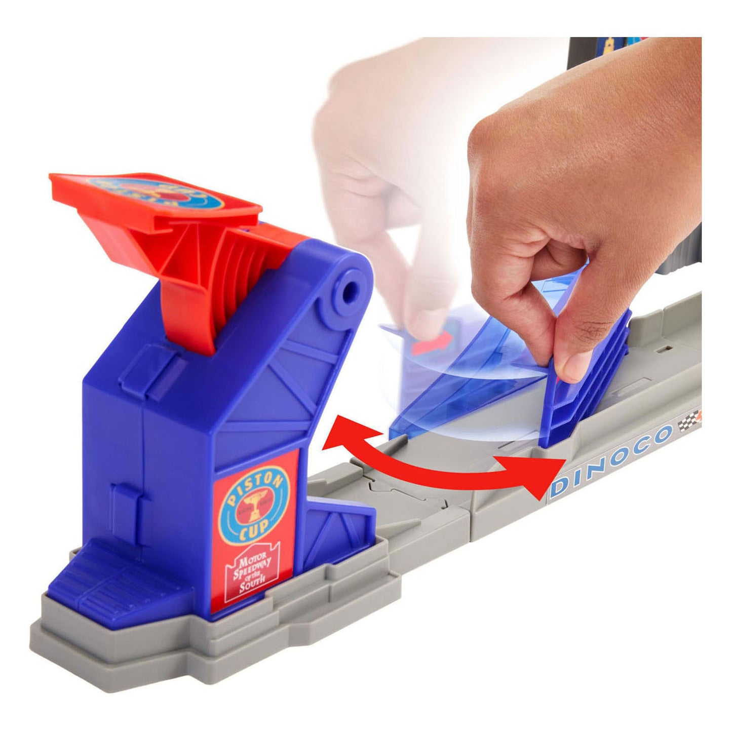 Disney Pixar Cars Mattel Cars Pista da corsa giocattolo Piston Cup Acrobazia Speedway Set.