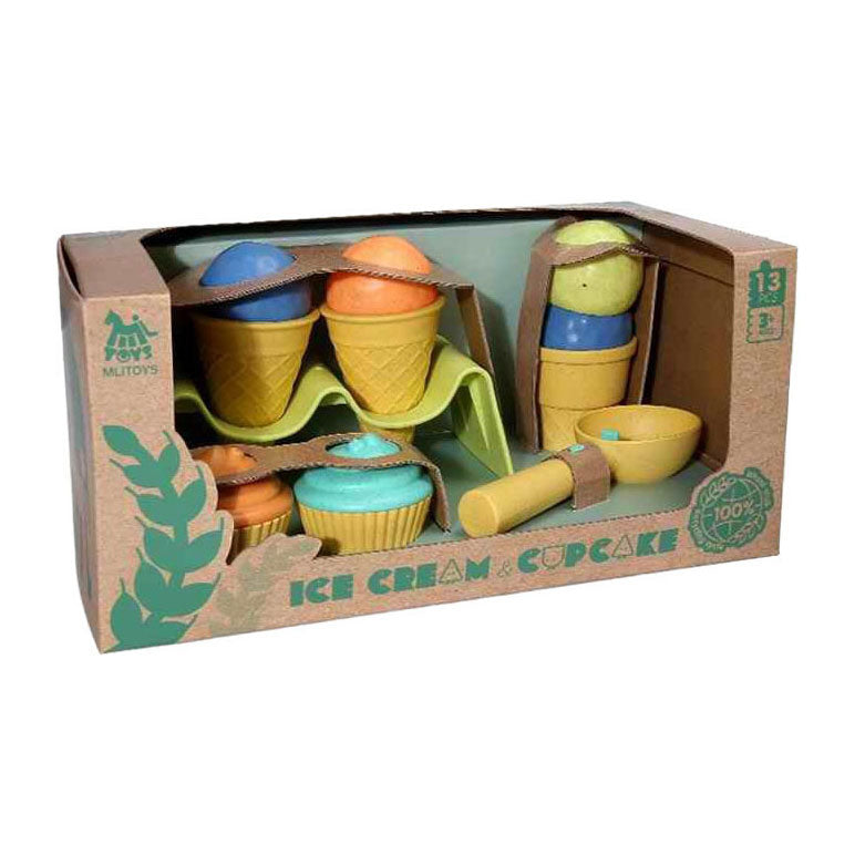 Set gelato e cupcakes biologici - 13 pz.