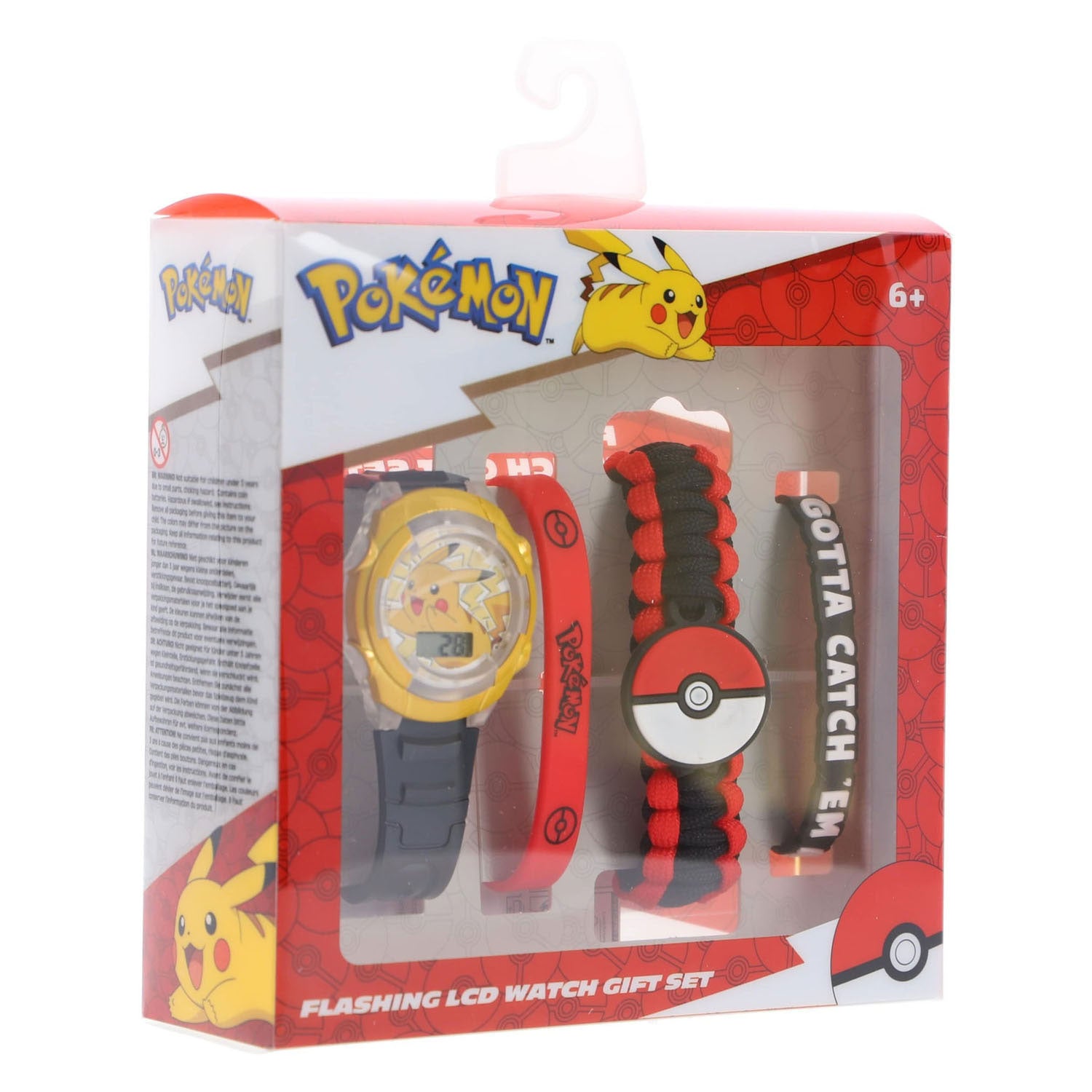 Set de regalo de reloj Pokémon de Accutime