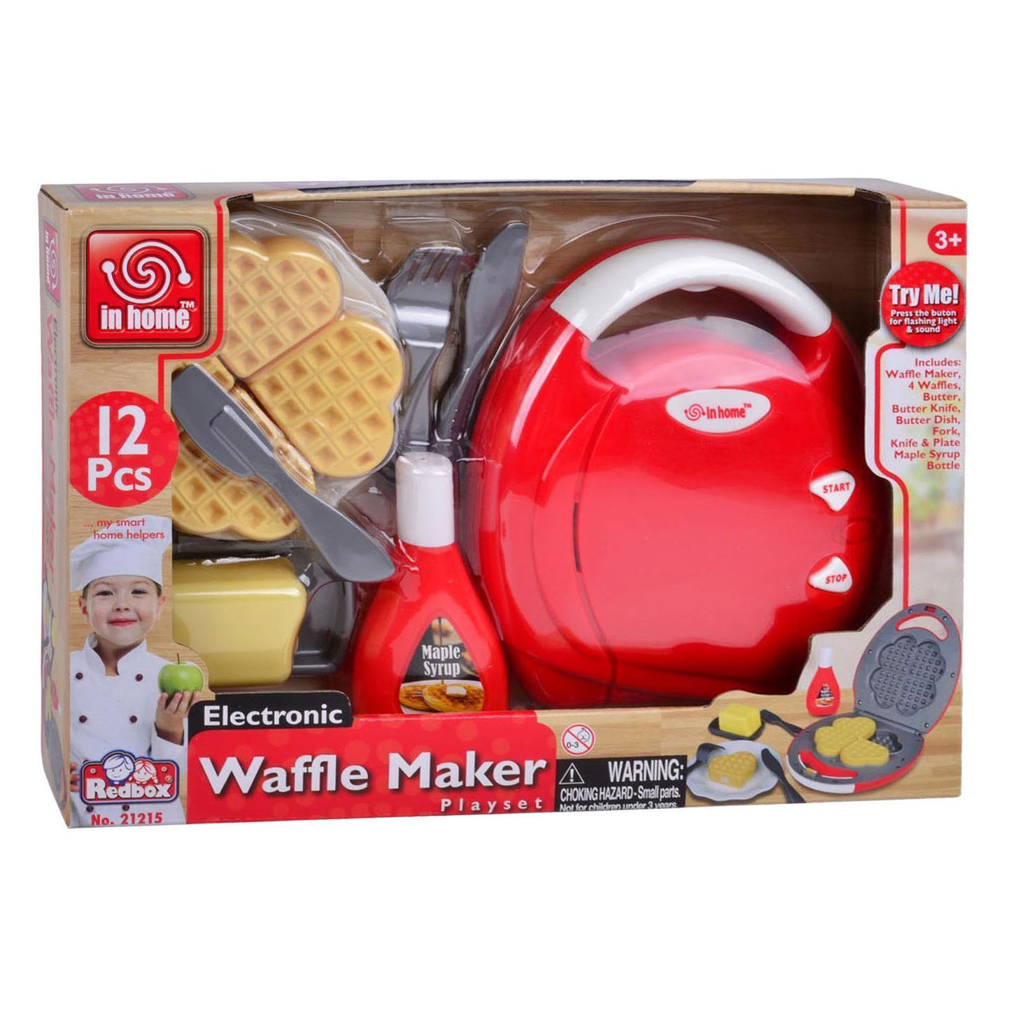 Macchina per waffle elettronica con accessori