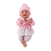 Baby met roze outfit - 42cm