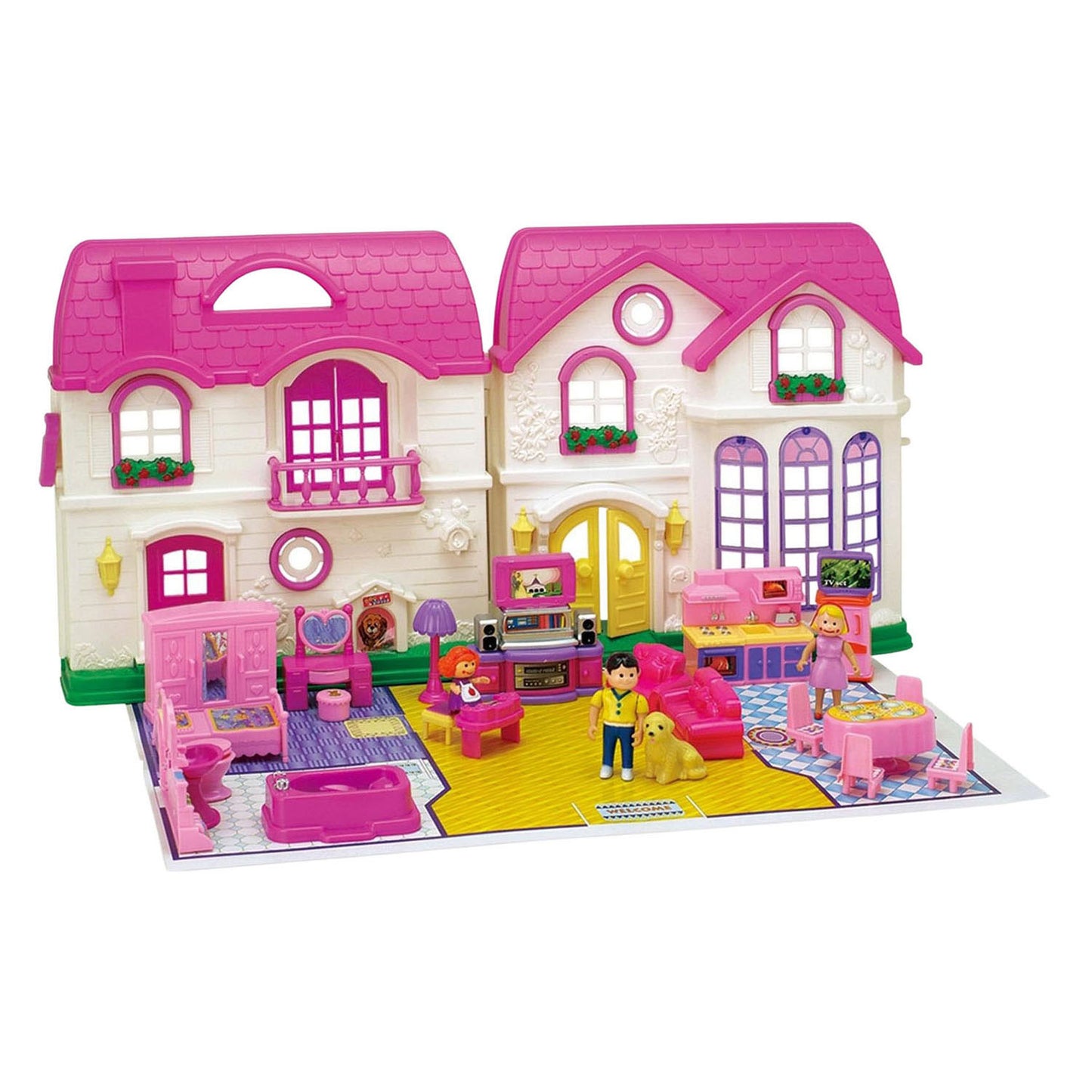 La mia dolce casa delle bambole con luci e suoni