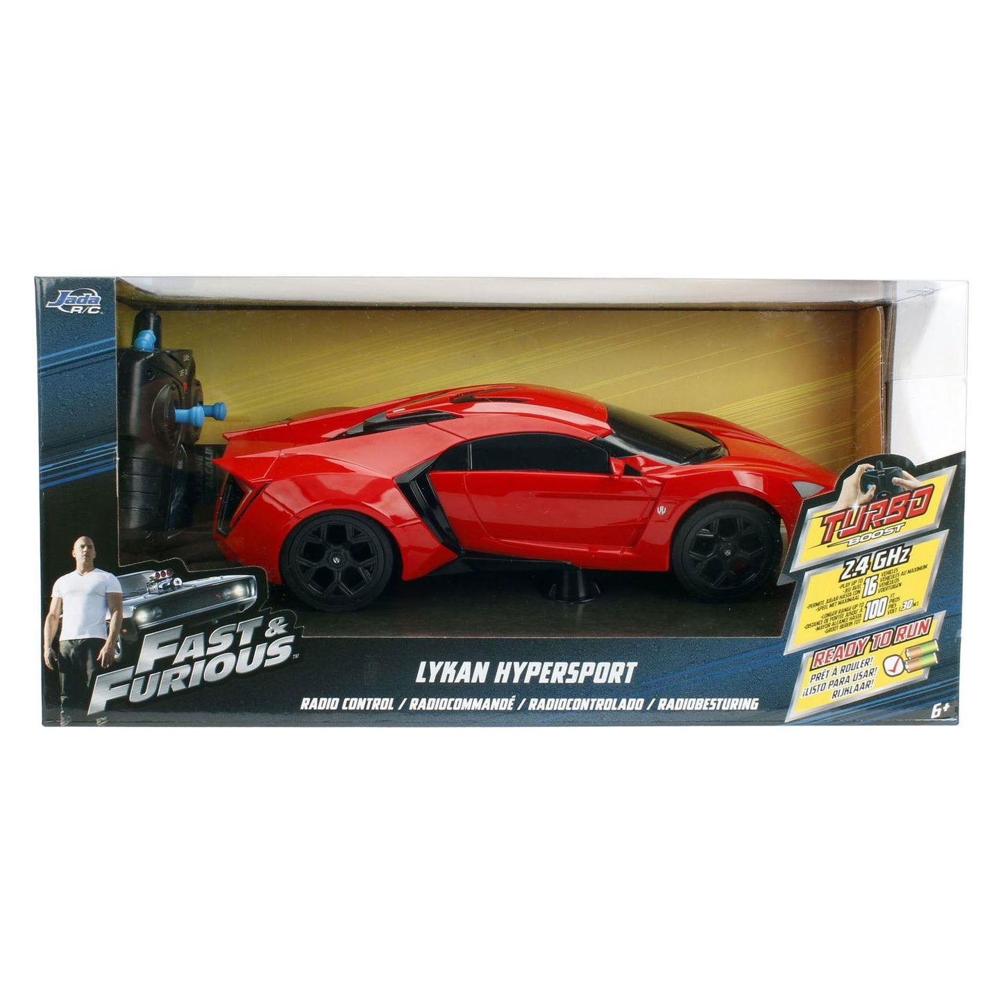 Jada Toys - Auto RC Fast Furious Lykan Hypersport 1:16 - Auto telecomandata - Auto radiocomandata