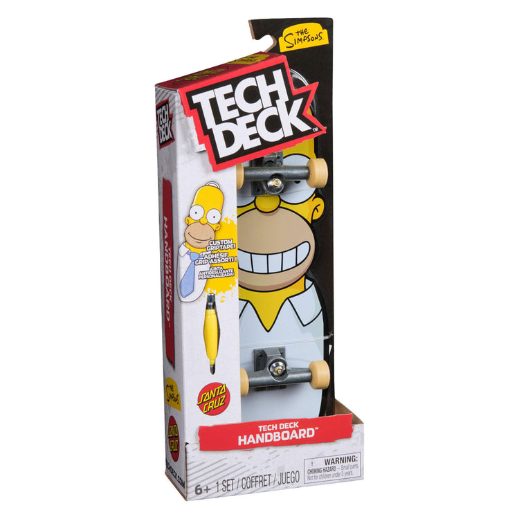 Tech deck, handboard de los Simpson, mini patinetas auténticas (solo para uso manual)