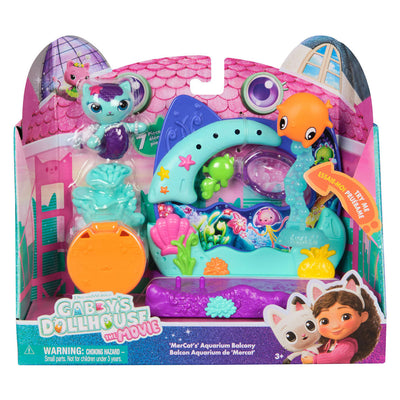 Gabby's poppenhuis gabby’s poppenhuis de film – meerminkat's aquarium balkon speelset