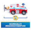 Patrulla canina - rescate de búsqueda - vehículo de rescate de marshall con función de retroceso de 2 figuras - vehículos de juguete