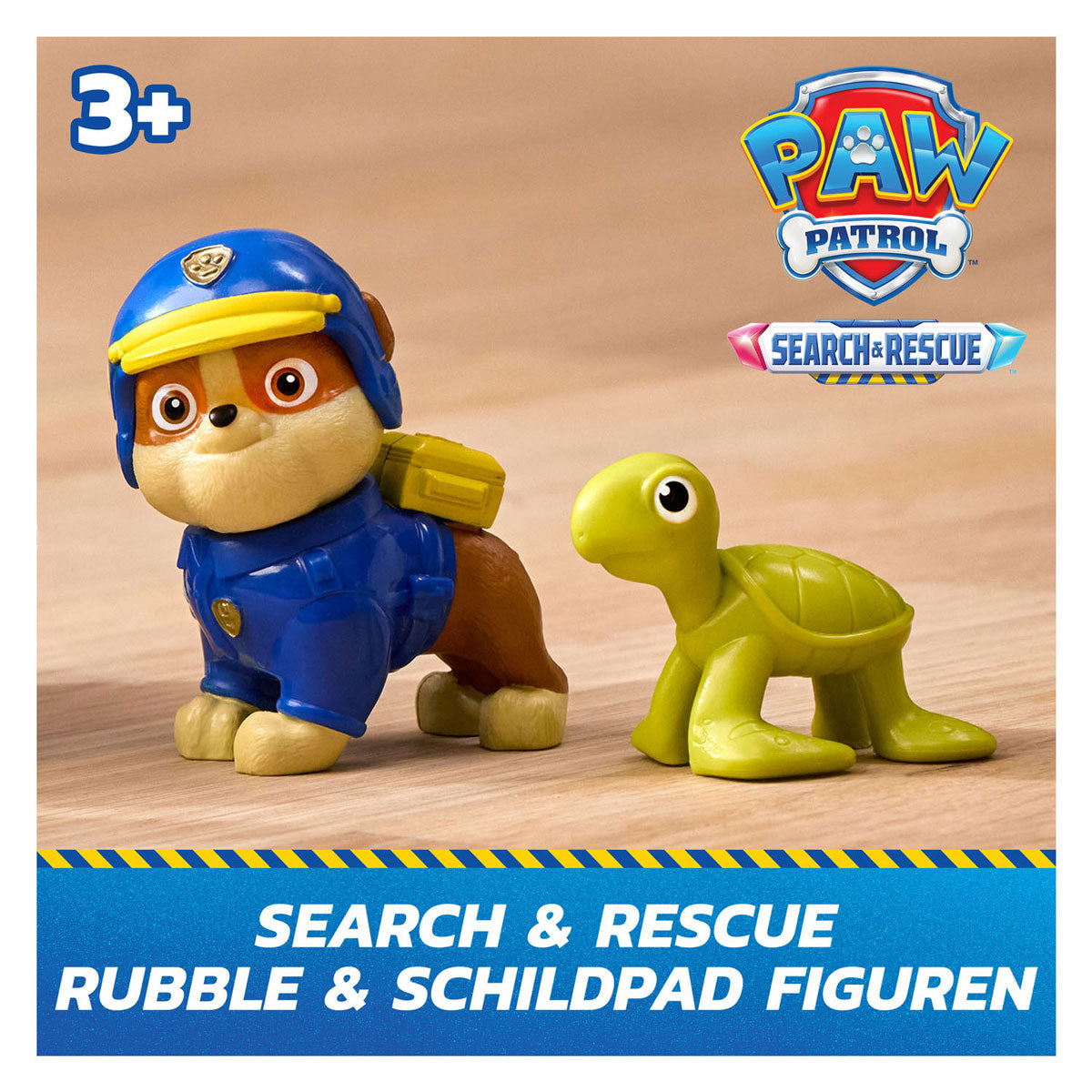 Patrulla canina - búsqueda de rescate - escombros - vehículo de reciclaje de rescate con función de retroceso de 2 figuras - vehículos de juguete