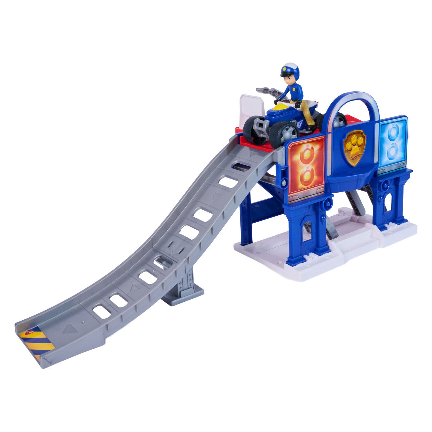 Paw Patrol - Search Rescue - Set da gioco solleva e ripara da 76 cm con personaggio Ryder e veicolo - set da gioco