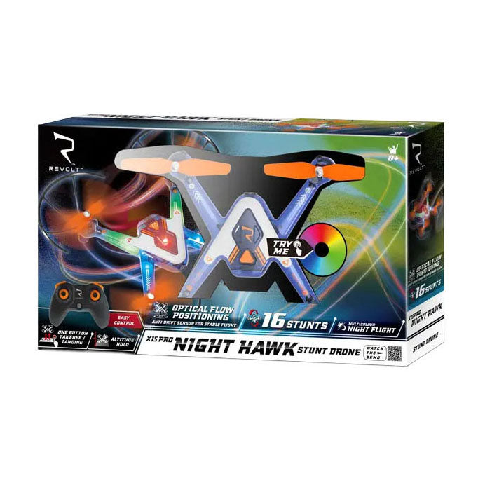 Revolt night hawk x15 pro drone acrobático