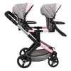 Xeo duo tweelingpoppenwagen - 46 cm