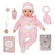 Muñeca bebé born Annabell 43cm con accesorios y sonido.