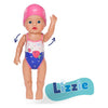 Baby Born Swimming Doll Lizzie 30 cm, giocattoli da bagno per bambini.