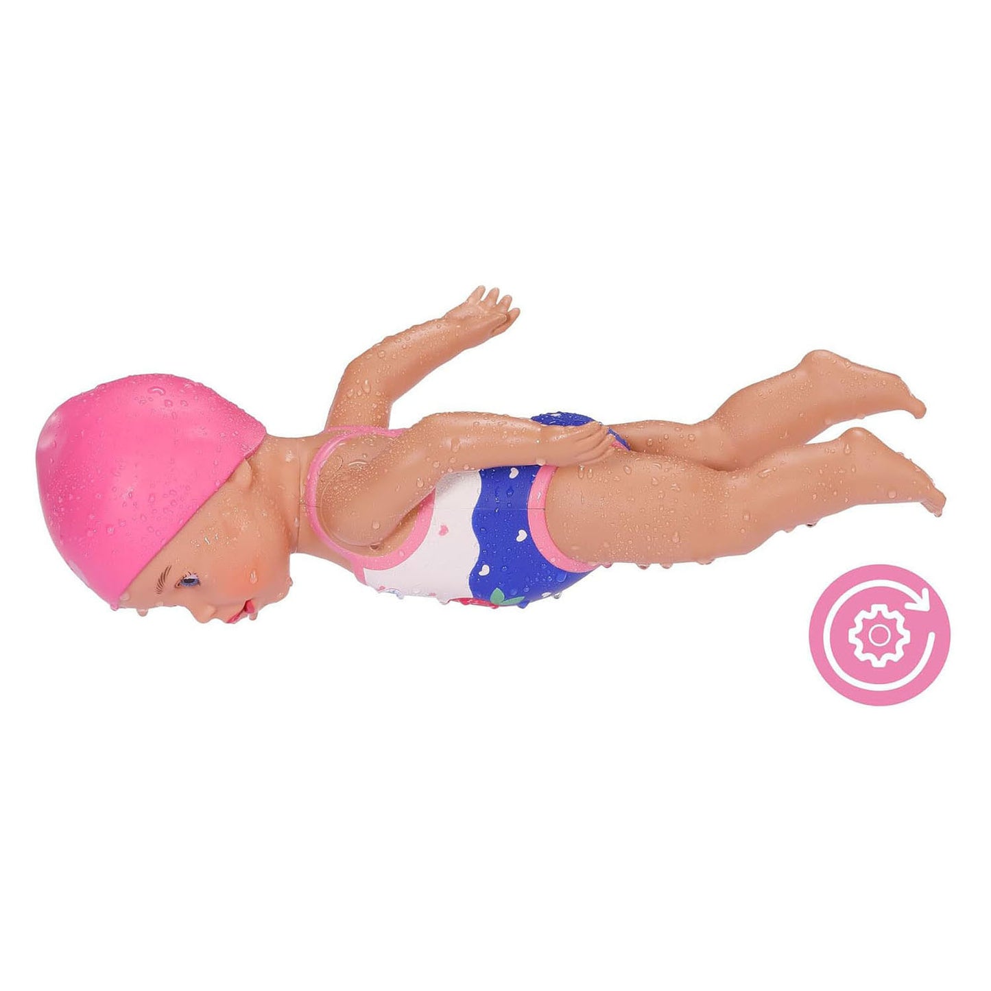 Baby Born Swimming Doll Lizzie 30 cm, giocattoli da bagno per bambini.